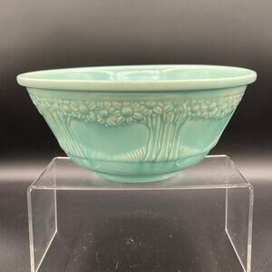 1930s Homer Laughlin Apple Tree Mixing Bowl 9 Inch